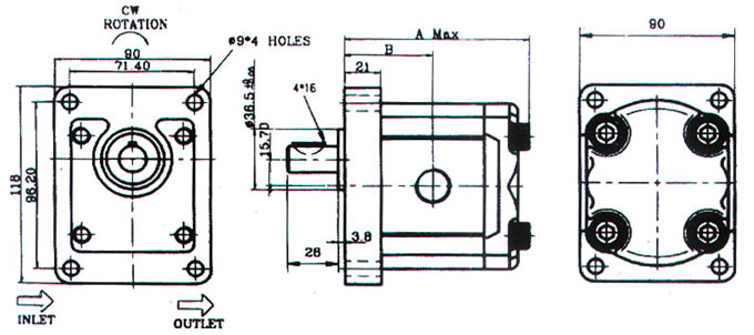 Gear pumps